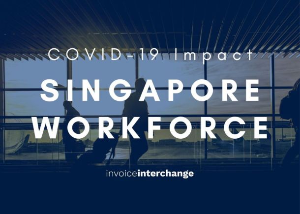 Text: Covid-19 Impact Signapore Workforce